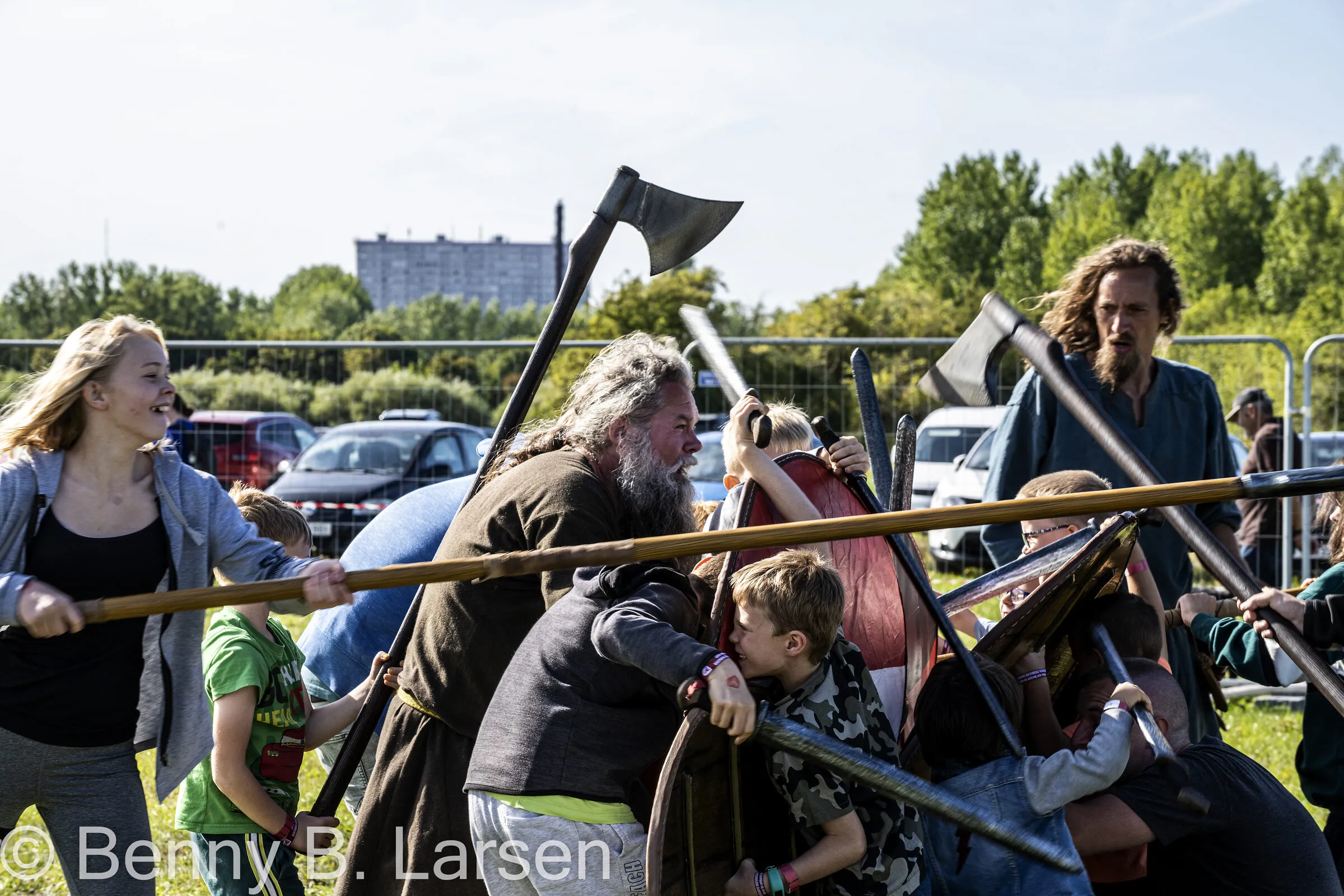 Børn til vikingetræning